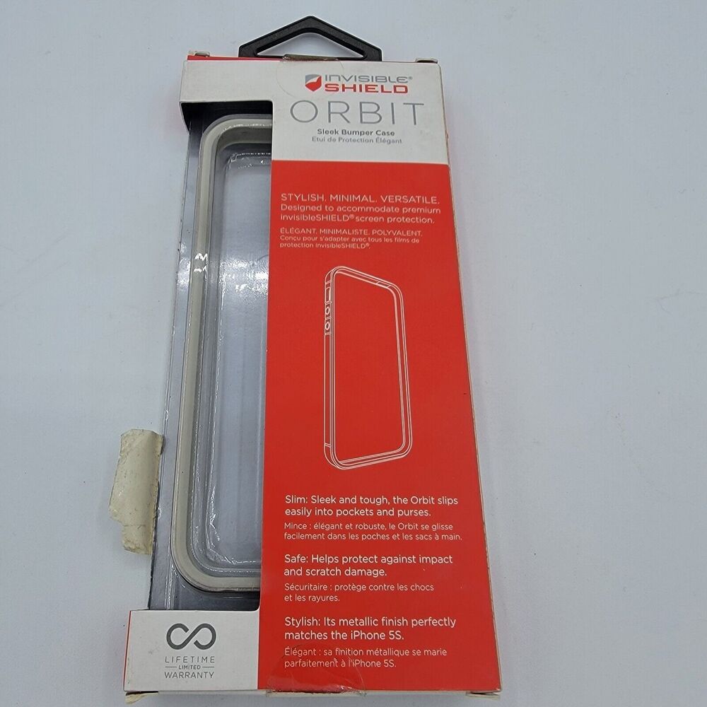 invisible shield orbit iPhone 5s Rose Gold case, New In Box, Impact Resistant